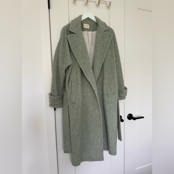 Sézane Marc Coat Sea Green SZ 36 - Picture 4 of 10